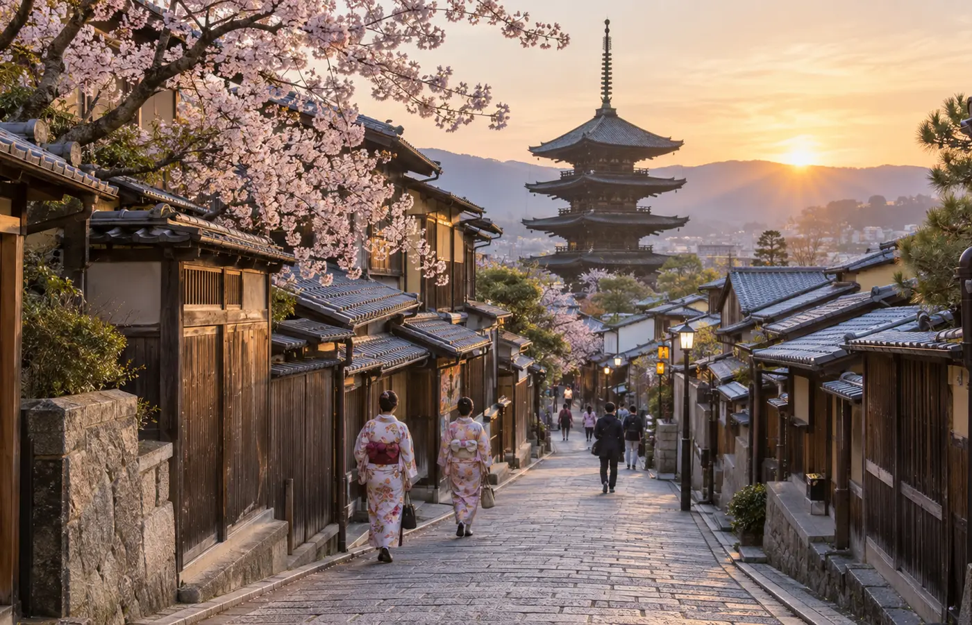 Rue traditionnelle de Kyoto