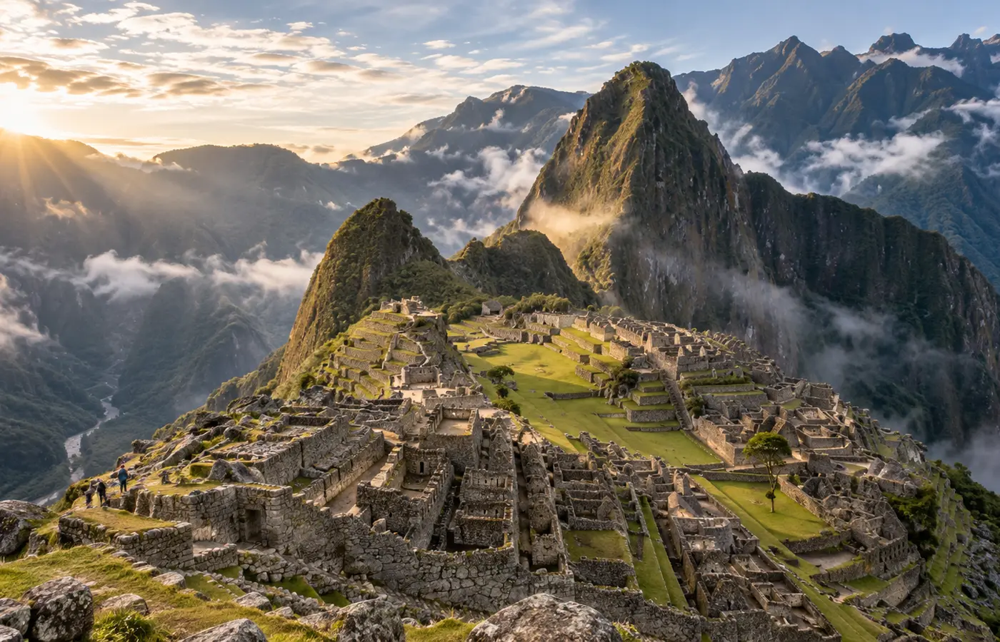 Machu Picchu au lever du jour