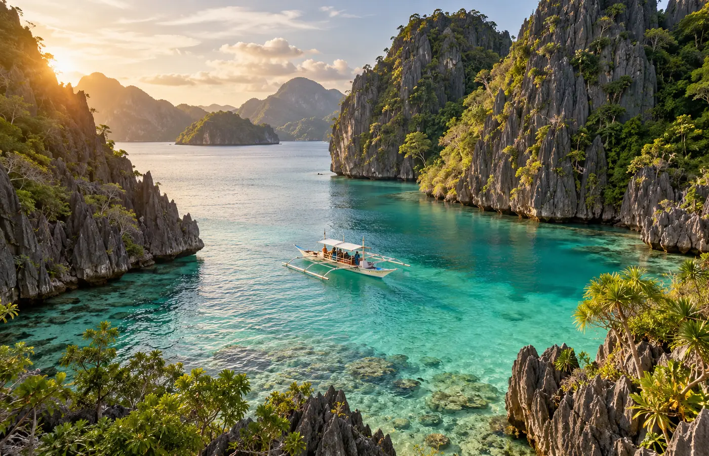 Paysage emblématique des Philippines